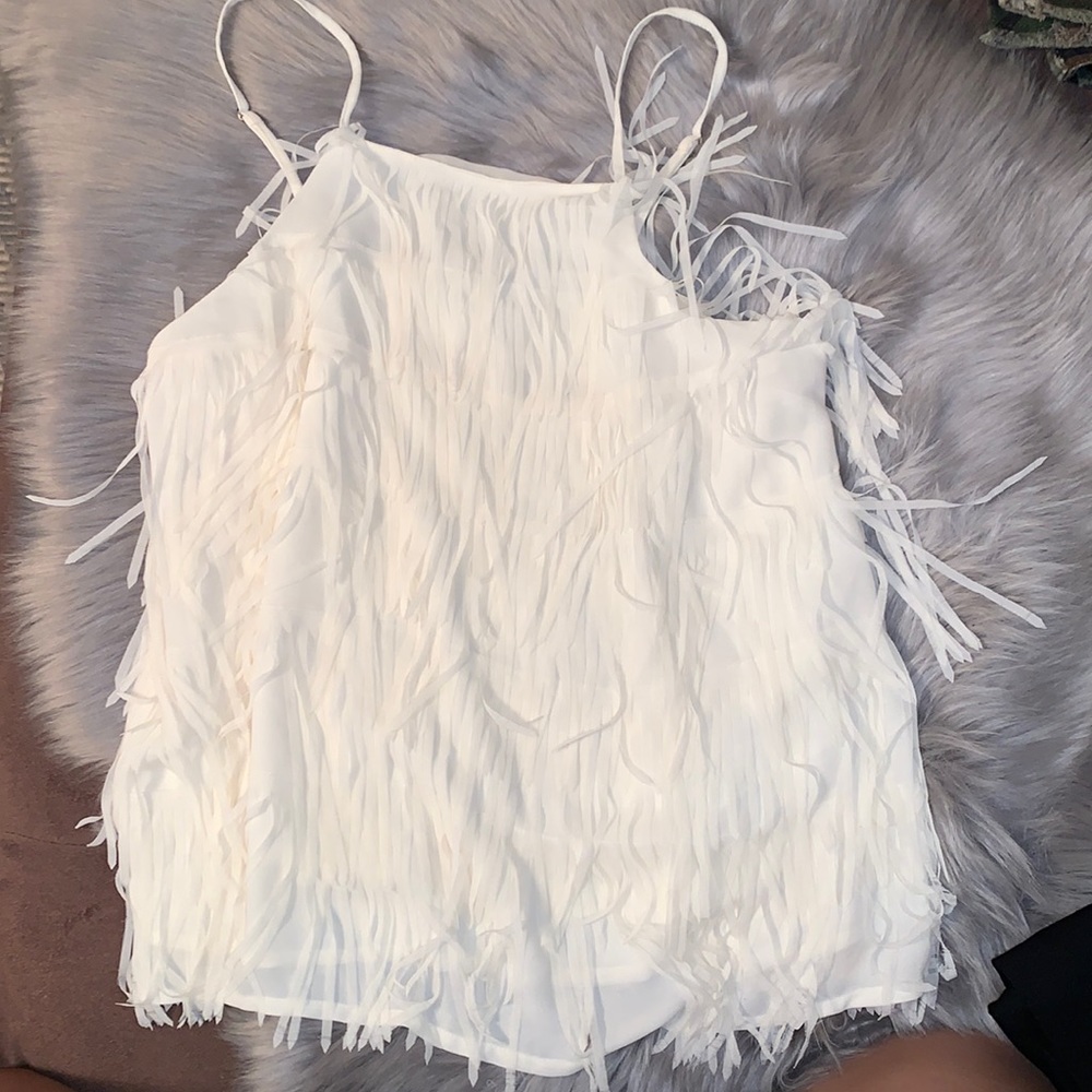 Guess white top